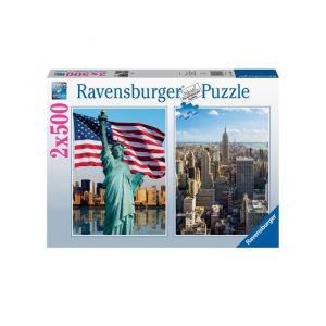 Ravensburger Puzzle 2x500 Pieces - New-York - Puzzle Adultes - des 10 Ans - 17289