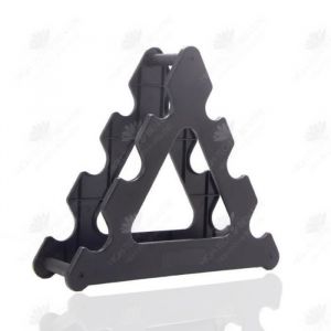 Htbe M&eacute;nage En Forme D'os T&ecirc;te Plate T&ecirc;te Ronde Halt&egrave;re En Plastique Support En Plastique Support &Agrave; Trois Niveaux Accessoires D'hal