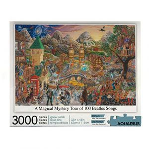 Aquarius Puzzle 3000 pièces A Magical Mystery Tour of 100 Beatles Songs - 68504