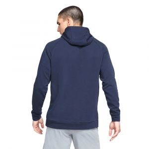 Nike Sweat a capuche dri fit training bleu m