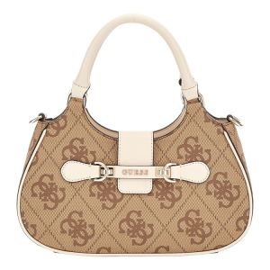 Guess NOLANA SML GIRLFRIEND SATCHEL Beige - Taille UNIQUE