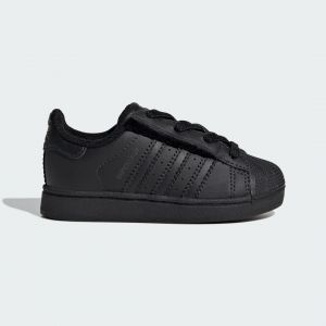 Adidas Chaussure à lacets élastiques Superstar II Enfants