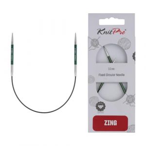 Knitpro Zing Aig Circulaire Fixe Asymetrique 22,5cm 3mm