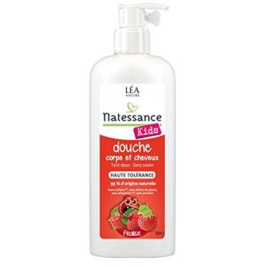 Image de Natessance Kids - Gel douche corps et cheveux à la fraise