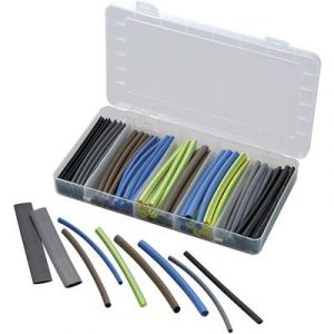 Image de Tru Components Assortiment de gaines thermorétractables 2:1 1564941 88 pièces