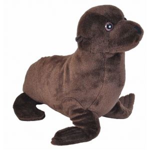 Image de Wild Republic Peluche lion de mer junior 38 cm en peluche marron