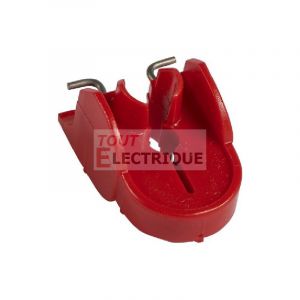 Legrand Support pour 1 cadenas modulaire - Ø 5 mm ou Ø 6 mm