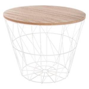 Table d'Ap Design "K i" 30cm Blanc Prix