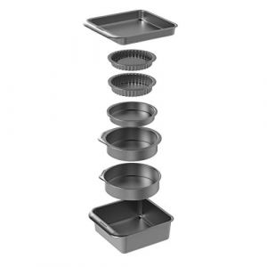 Master class Set de cuisson, pâtisserie anti-adhésif en acier noir
