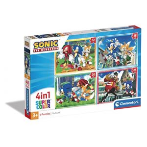 Image de Clementoni Puzzle 4 en 1 - sonic