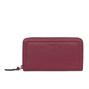 Hexagona Portefeuille Sauvage - Couleur Unique - Taille Bordeaux
