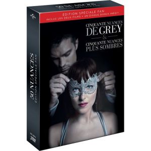 Coffret Cinquante Nuances  : Cinquante Nuances de Grey + Cinquante Nuances plus Sombres