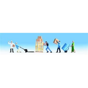 Noch 36038 - 5 figurines d'ouvriers - Echelle 1:87 (H0)