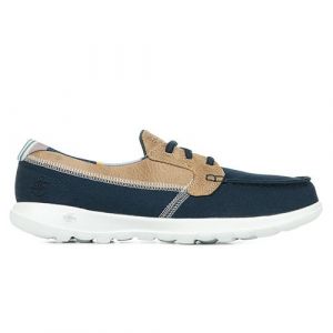 Skechers Go Walk Lite, Baskets Femme, Bordure en Tissu Bleu Marine, 39 EU
