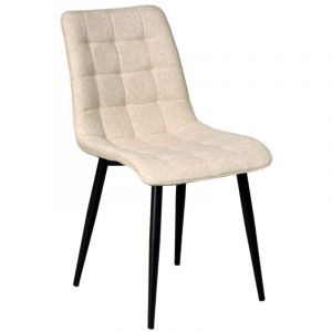 Le Quai Des Affaires - Chaise de salle &agrave; manger muse/ Beige/ 60x45x84