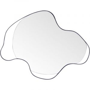 Beliani Miroir mural noir 77 x 59 MELUN