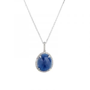 Comptoir du Diamant - Pendentif Bermudes Nouvelles or blanc