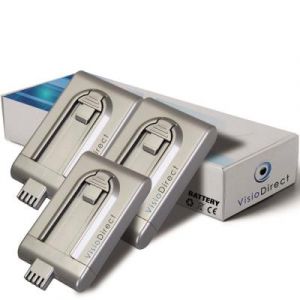 Visiodirect Lot de 3 batteries pour Dyson DC-16 Handheld aspirateur sans fil 1500mAh 21.6V -