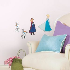 ROOMMATES Stickers LA REINE DES NEIGES 3D Relief (4 stickers - jusqu'à 27cm)