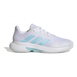 Adidas Chaussure de tennis CourtJam Control - Cloud White / Bliss Blue / Cloud White, Cloud White / Bliss Blue / Cloud White - Taille 38 2/3