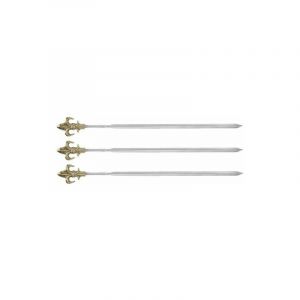 Westmark 12662270 Lys Pique à Brochettes Acier Inoxydable Argent 31,2 x 2,5 x 1 cm 3 Pièces
