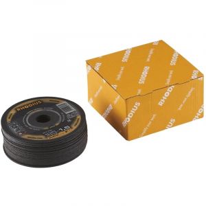 Rhodius Pack 25 Disques de tronçonnage ALPHALINE - XT70 PACK - 125 x 1,5 x 22,23mm