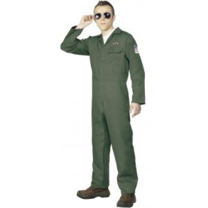Déguisement pilote de chasse homme (taille au choix)