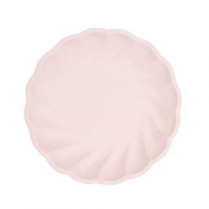 Amscan Assiette Vert Décor, 6 pièces, diamètre 22,9 cm, Vaisselle de fête en matières premières Rapidement renouvelables, pour Les Anniversaires, Les barbecues, Les jubilés, etc.