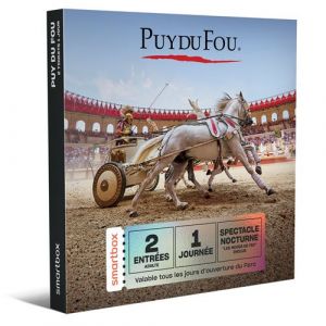 Smartbox Coffret Cadeau - Une journée au Puy du Fou en 2026 pour 2 adultes - 2 entrées adulte pour le Puy du Fou