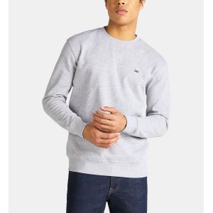 Lee Filters Plain Crew Sweat-Shirt, Gris (Grey Mele MP), Small Homme