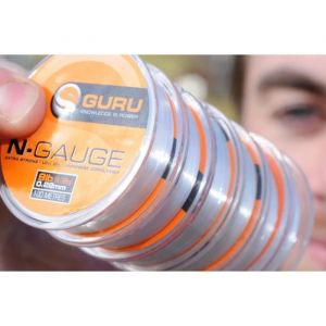 Guru Ligne nylon pour bas de ligne N-Gauge (0,13mm – 100m) - blanc - Pêche - Adulte - Homme