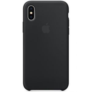 Image de Apple Coque en silicone Noir iPhone X