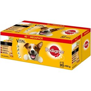 Pedigree Nourriture humide Vital Protection Adult Lot de 40 en Sauce