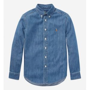 Ralph Lauren Chemise denim en coton Bleu Polo