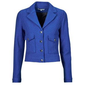 Morgan Veste courte tweed bleu femme - Taille 38