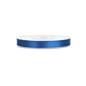 Ruban de satin pour d&eacute;coration de mariage 25 m x 6 mm Ruban cadeau ruban d'antenne ruban bleu