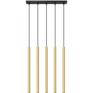 Sollux SL.1198 - Suspension filaire PASTELO 5xG9/8W/230V doré