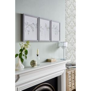 Laura Ashley Set de 3 toiles encadrées Parterre