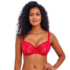 Freya Soutien-Gorge Plongeant Rouge