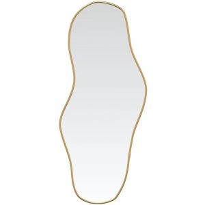 VidaXL Miroir mural Doré 80x35 cm
