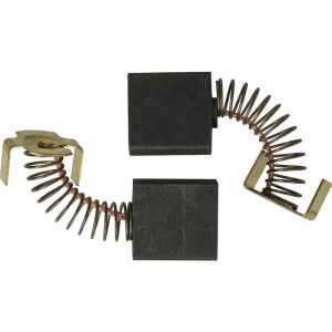 Vhbw 2x Balais de charbon 17 x 13 x 7mm remplacement pour Hitachi / Hikoki 326548 pour scie circulaire sur table