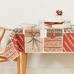 Muaré Nappe en résine Anti-Taches 140 x 140 cm