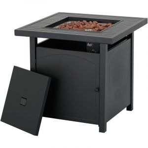 Bali Outdoors - Braséro à Gaz,Chauffage de Gaz Extérieur Jardin et Terrasse–Véritable Flamme -Chauffage d'Appoint -Foyer à Gaz avec Pierres de Lave