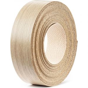 Image de Cyclingcolors 1x Bande de Chant Thermocollant 21mm x 5m Epaisseur 0,50mm Mélaminé Facile à Appliquer Bricolage Étagère Meuble Panneau Bois Durable, chêne lindberg