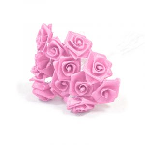 Hobi 48 petites roses rose. Décoration de mariage