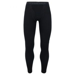 Icebreaker Legging avec braguette Tech Merino 260 homme noir