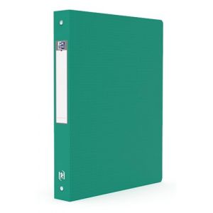 Oxford Lot de 14 Classeur Memphis A4 Dos 40mm 4 Anneaux Ronds Couverture Polypro Vert