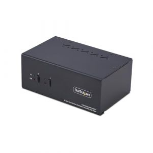 StarTech.com Switch KVM 2 Ports HDMI DisplayPort Hub USB 5Gbps 4K Ultra HD
