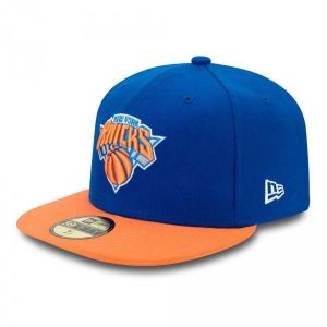 Image de A New Era Nba Basic York Knicks casquette bleu orange