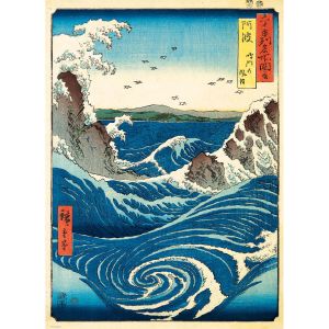 Eurographics Puzzle Utagawa Hiroshige - Tourbillon de Naruto